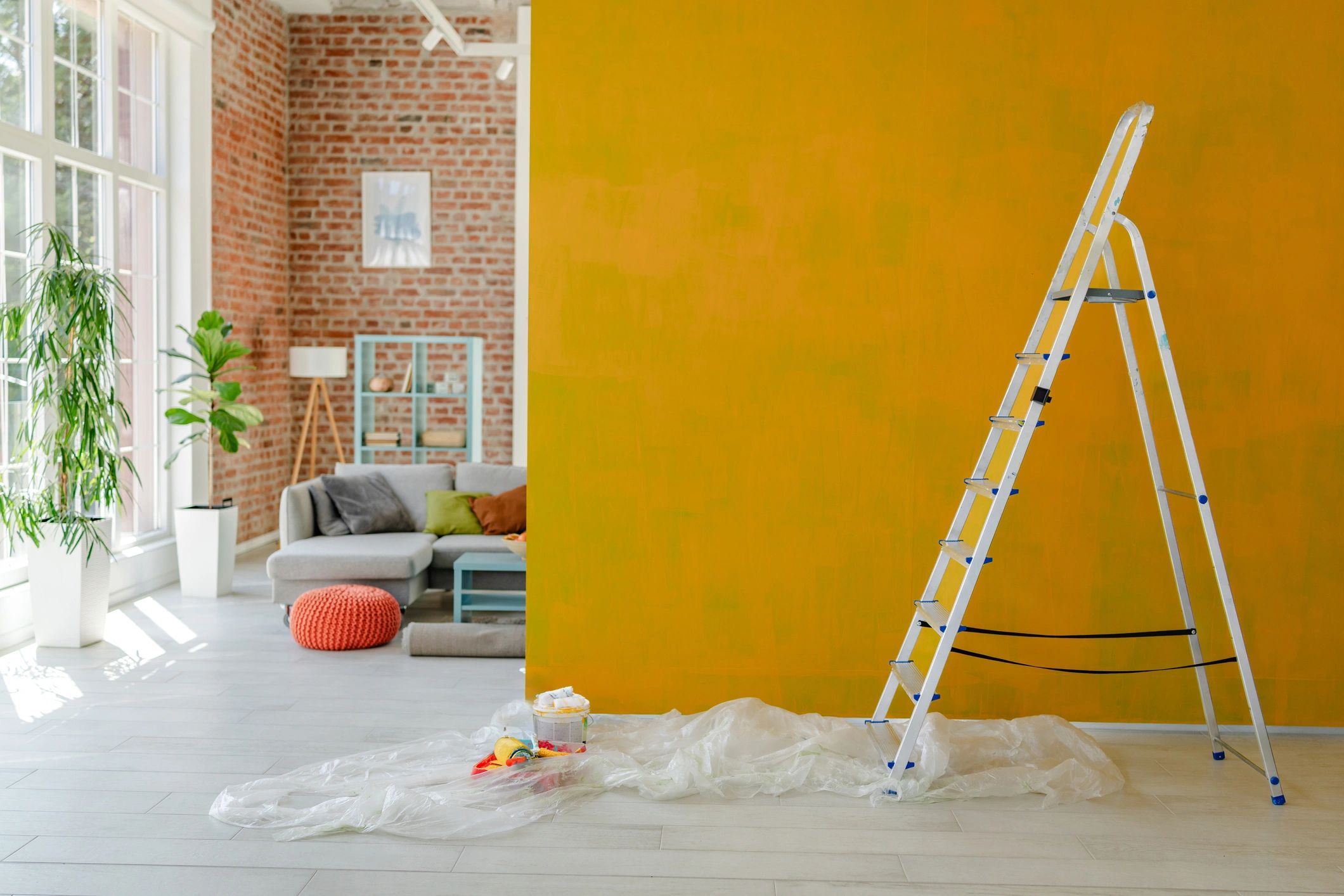 Home improvement scene representing general contracting services